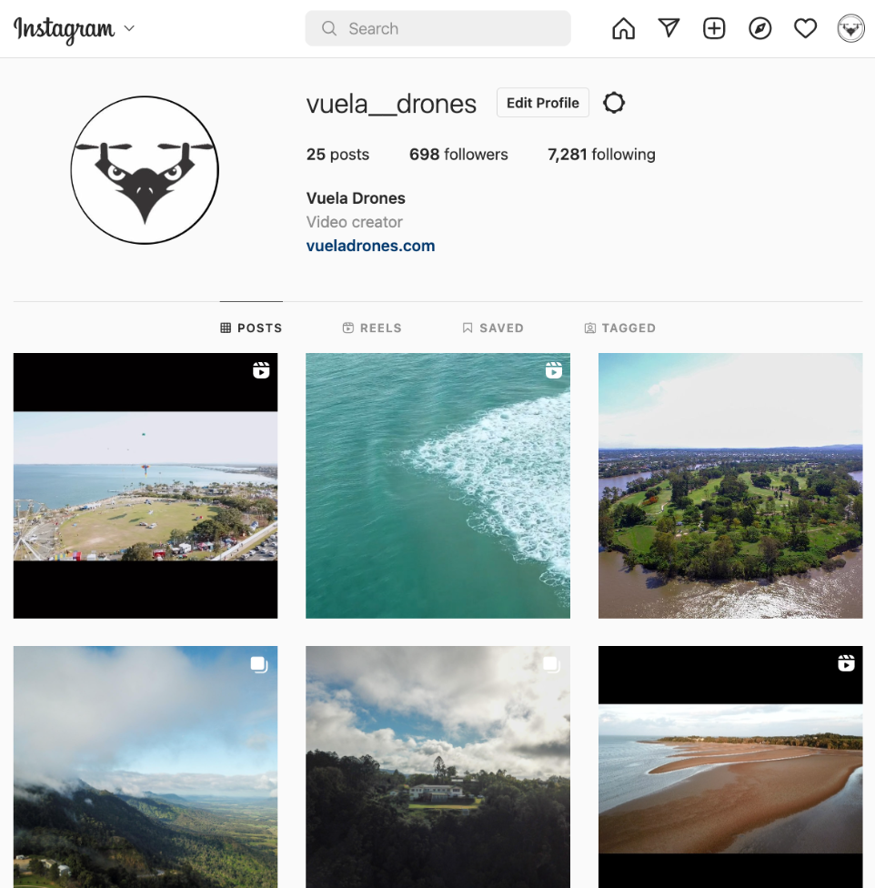 Vuela Drones Instagram